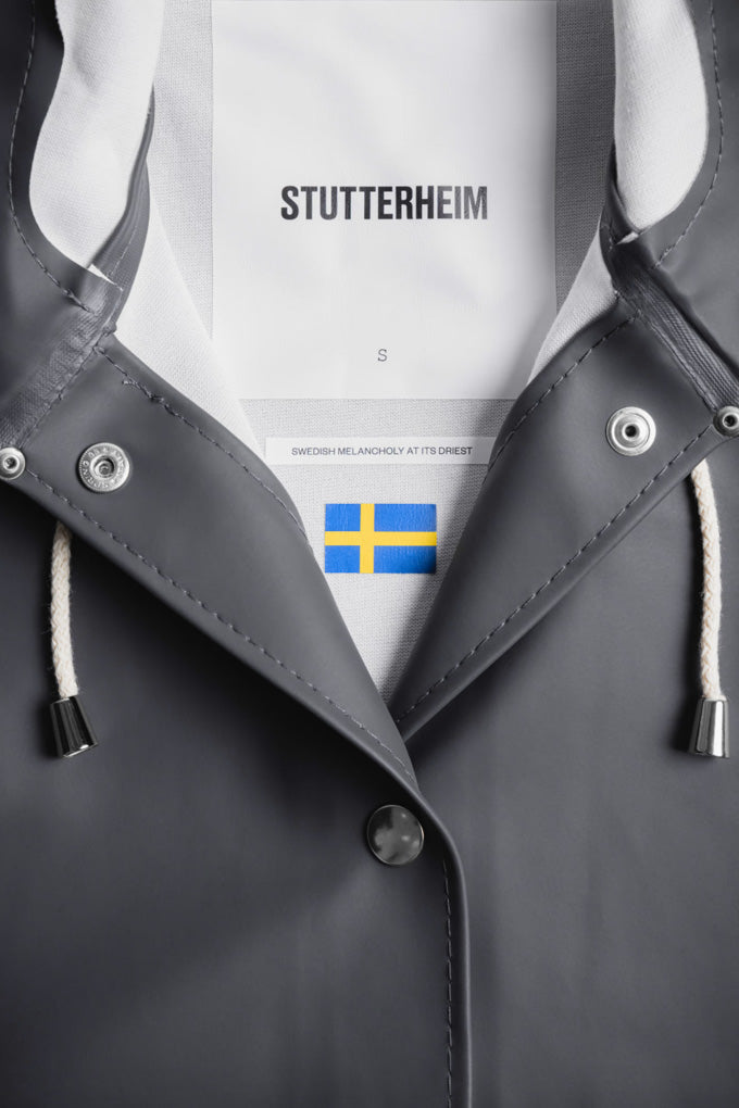 Mosebacke Rain Coat - Charcoal