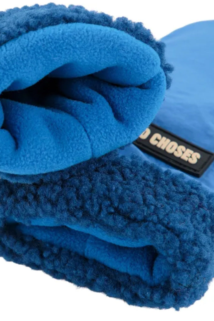 Bicolor Mittens - Blue