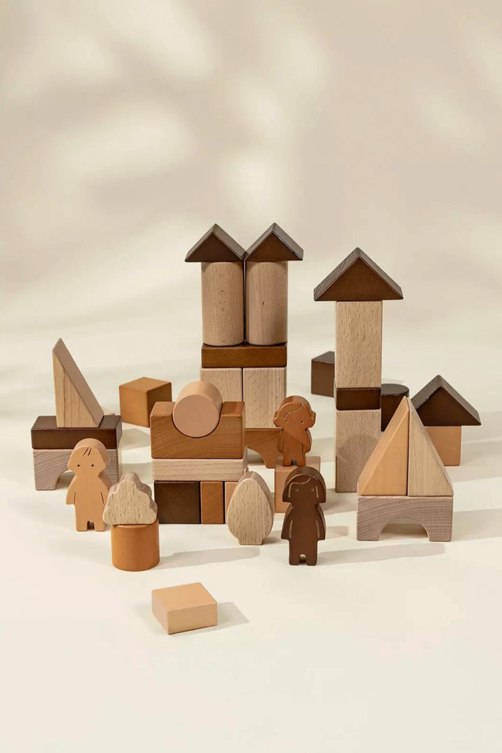 Wooden Construction Set - 56pcs