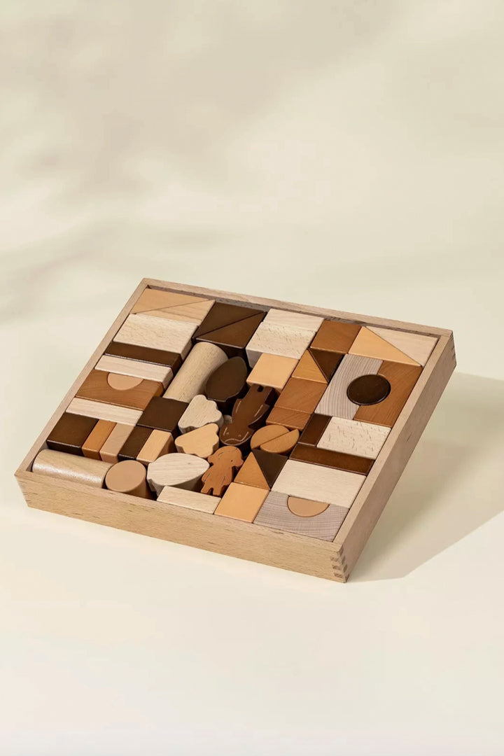 Wooden Construction Set - 56pcs