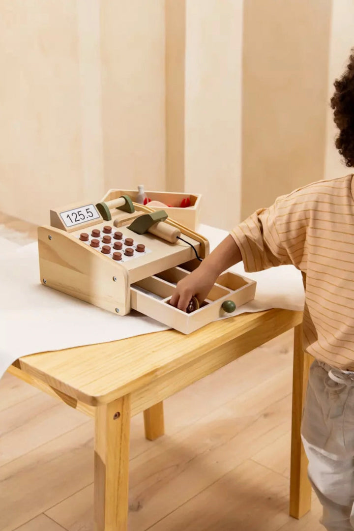 Wooden Cash Register