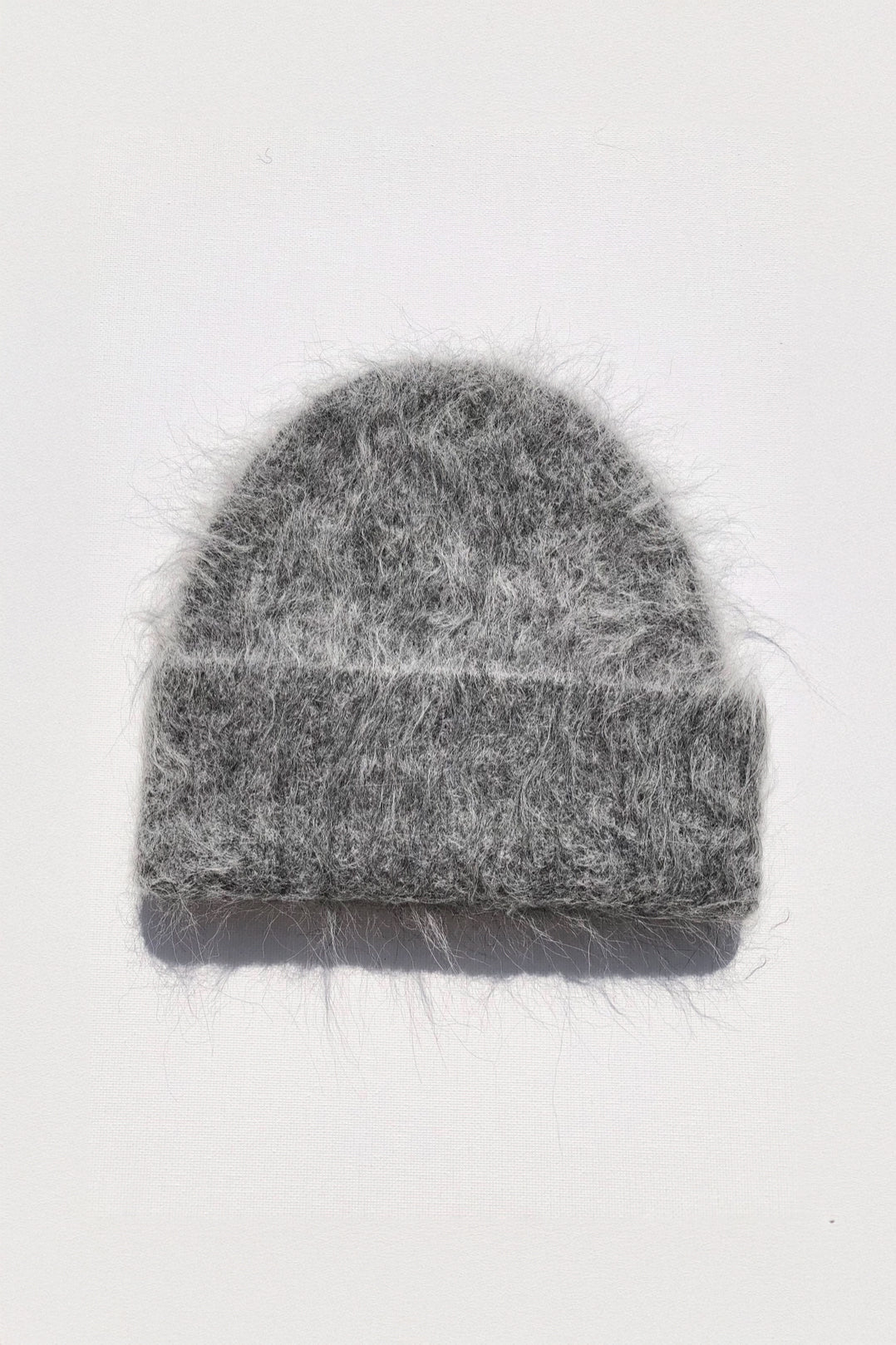 Alpaca Fluffy Beanie - Rock