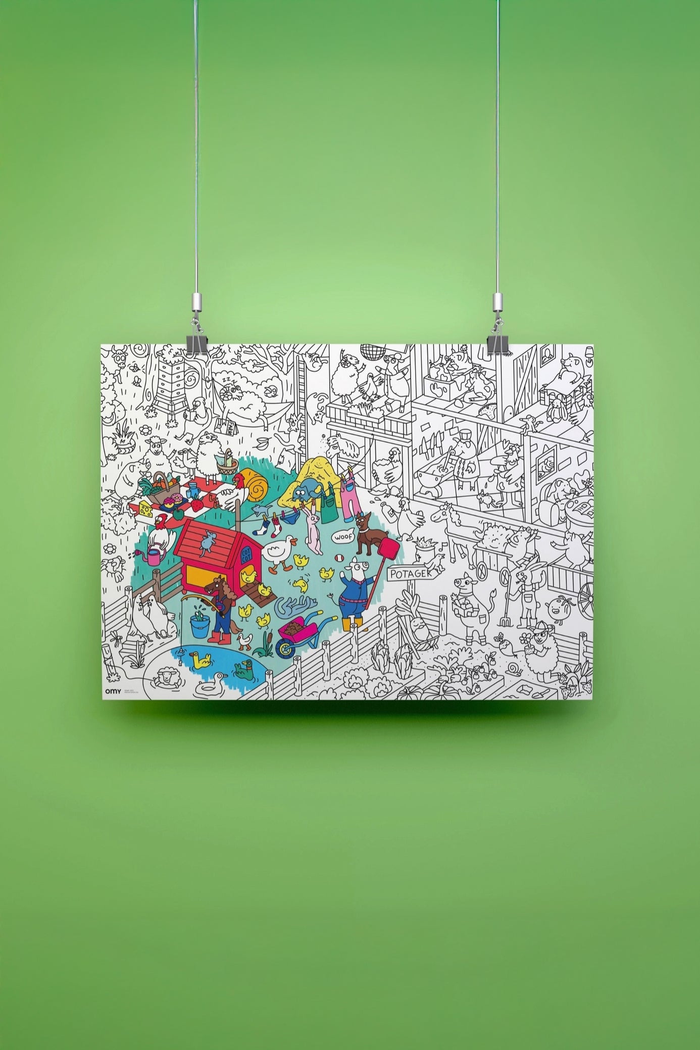 Crazy Farm - Giant Poster