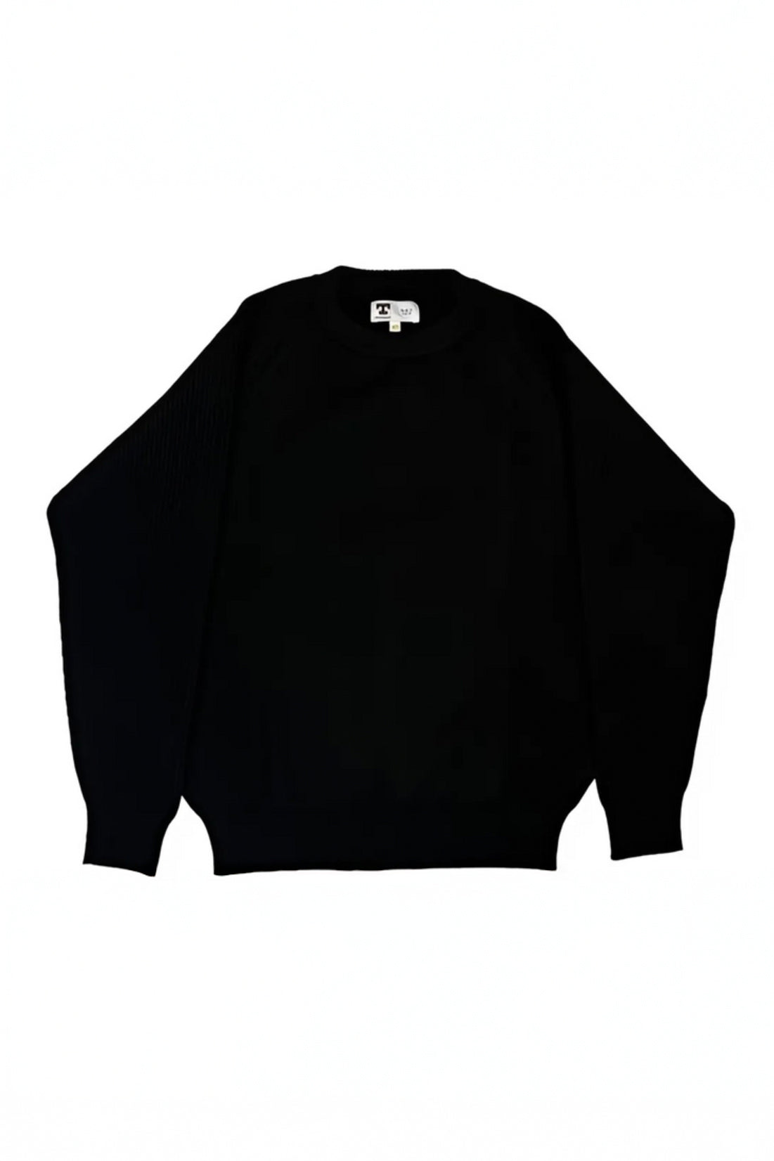 Wool Crewneck in Black