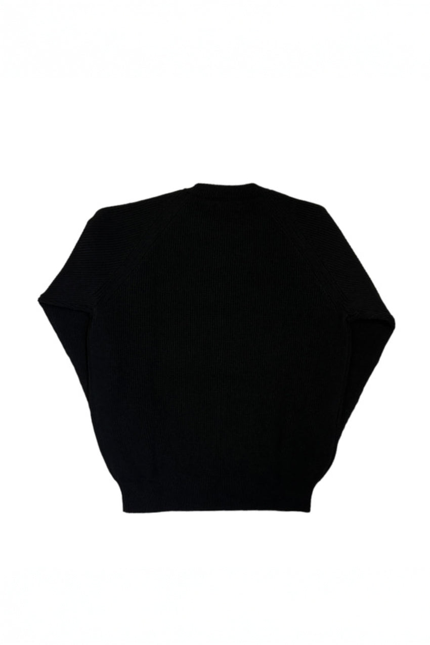 Wool Crewneck in Black