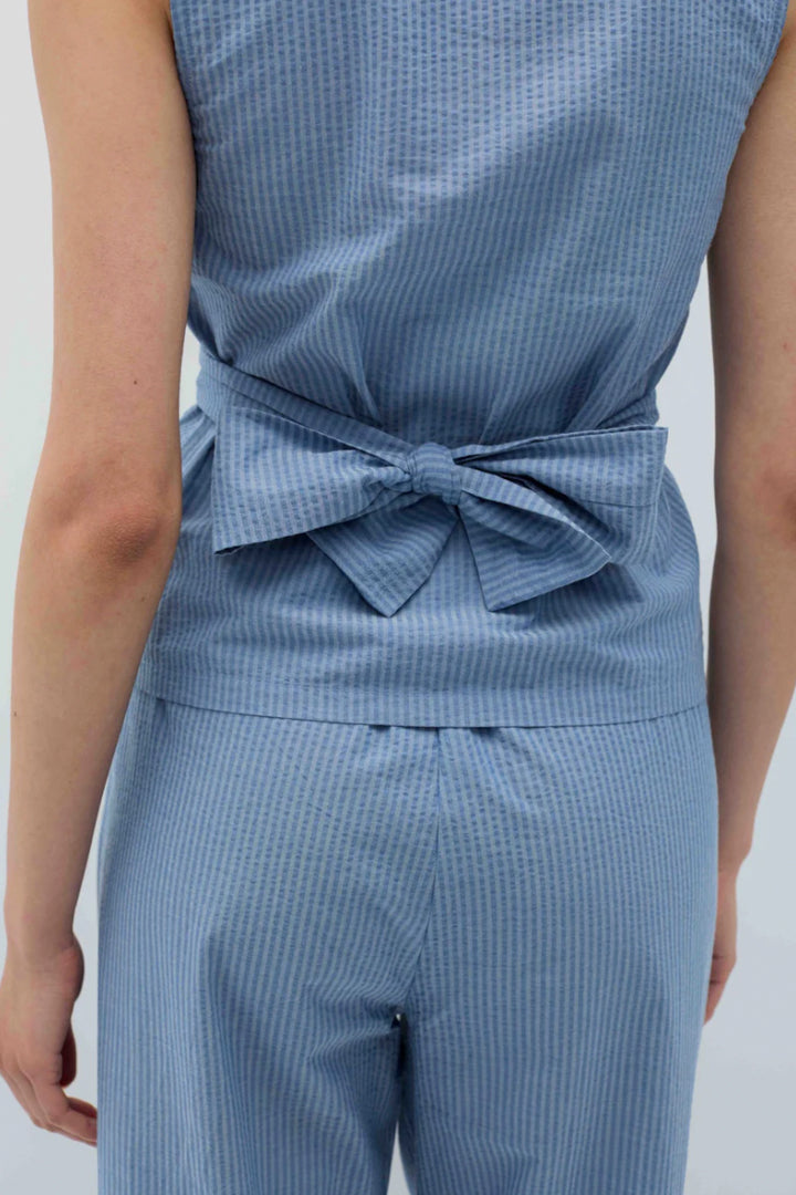 Holan Top - Blue Stripes