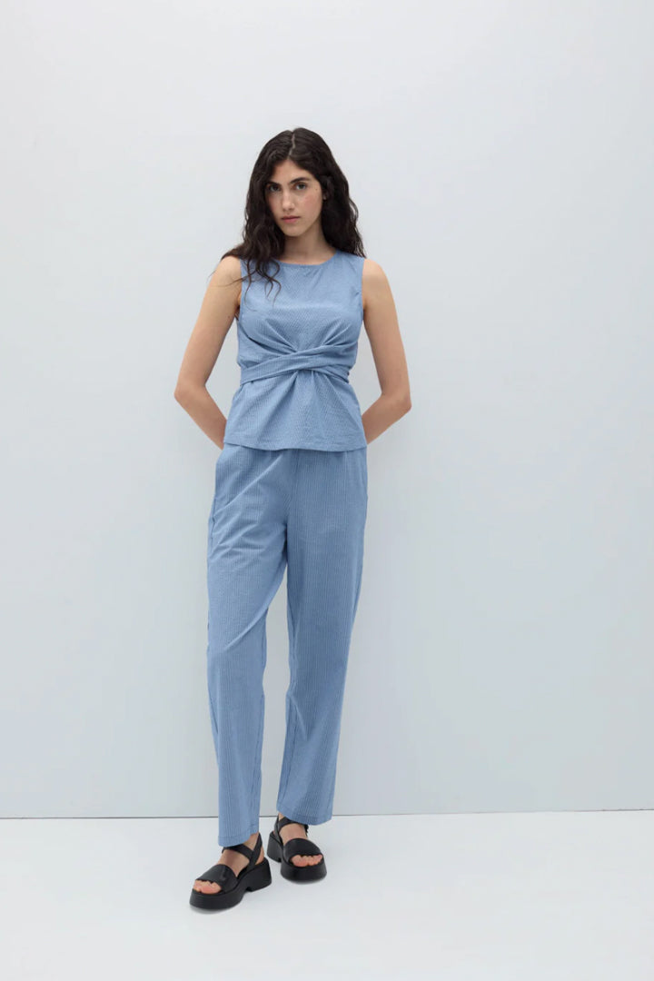Holan Top - Blue Stripes