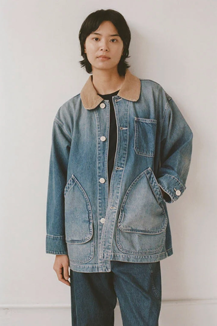 Painter Coat Denim in Vintage Wash