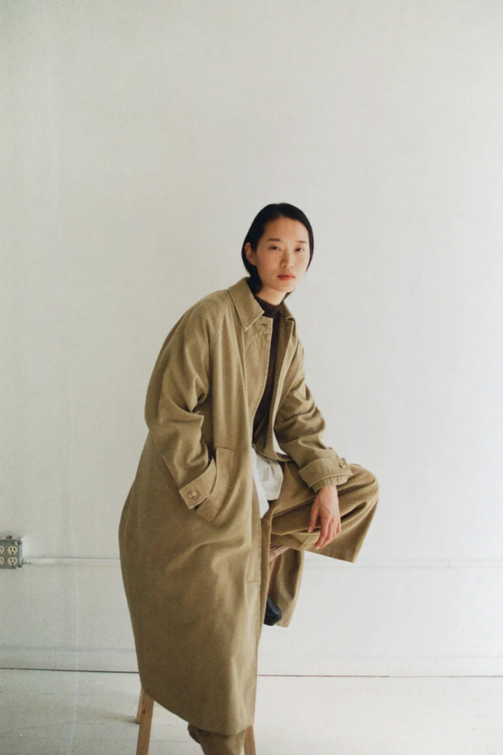 Car Coat - Ecru