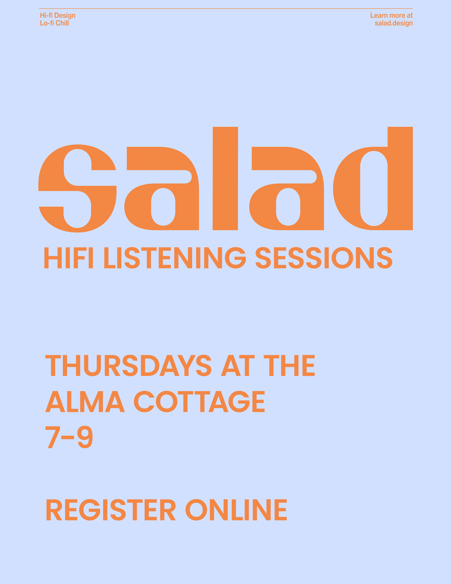 Thursday Listening Sessions - Salad Design