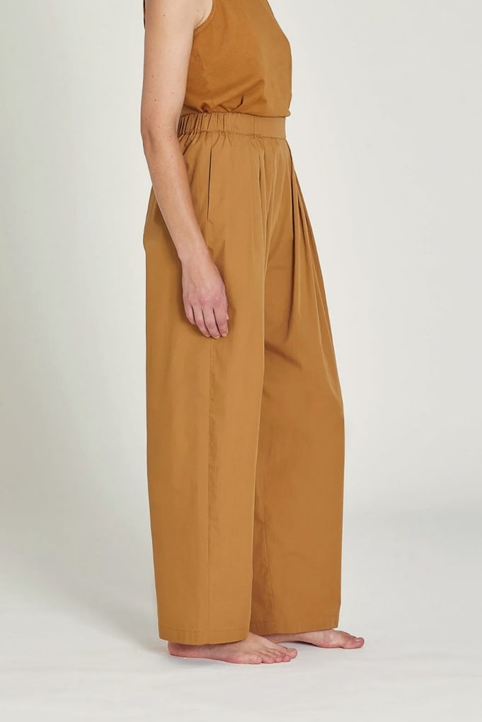 Straight Draped Pants