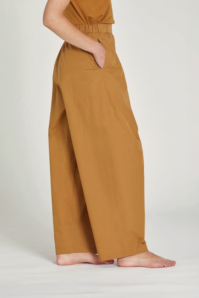 Straight Draped Pants