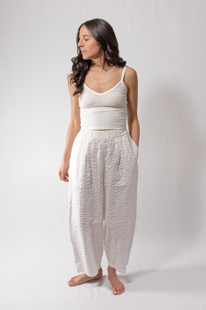 Wide Pants - White