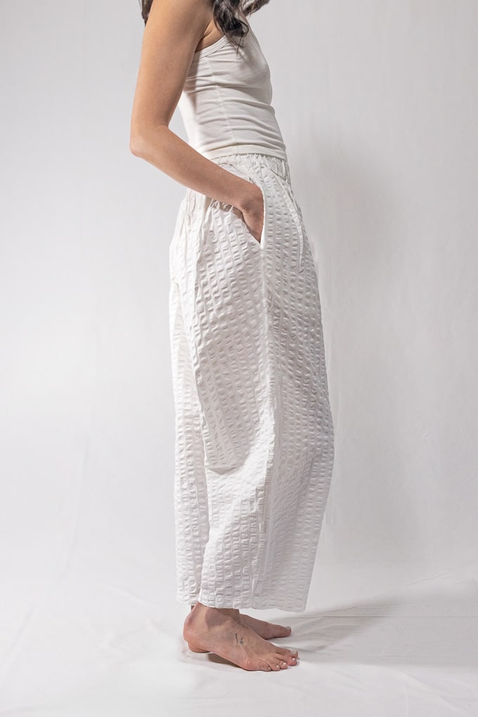 Wide Pants - White