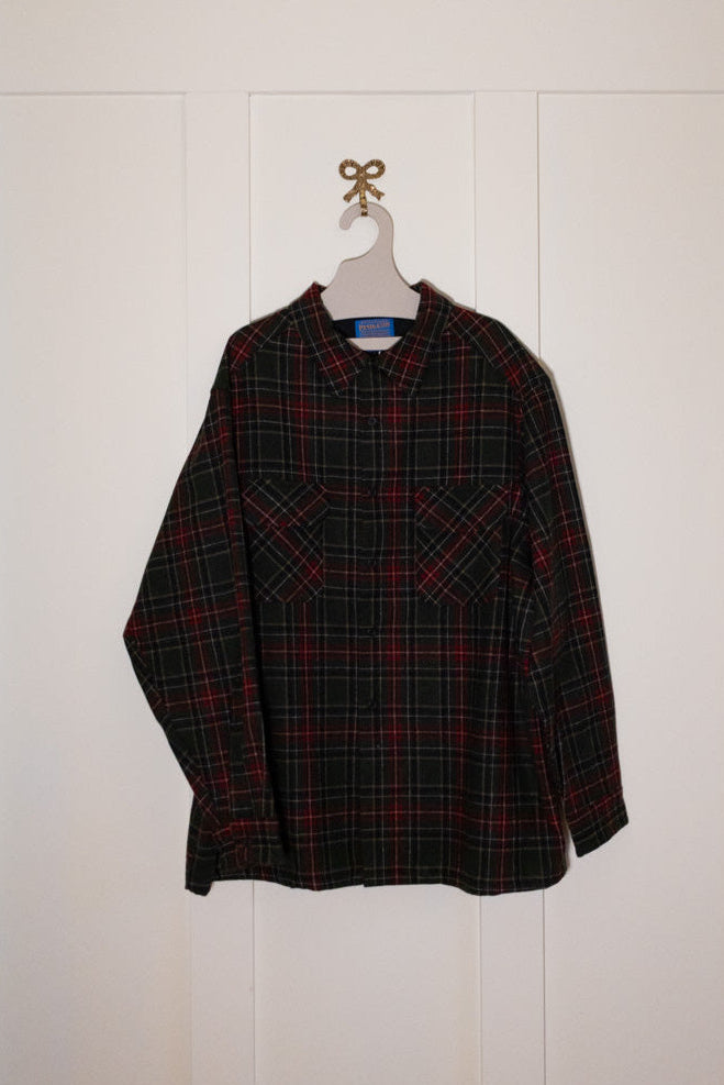 Wool Button Down Long Sleeve