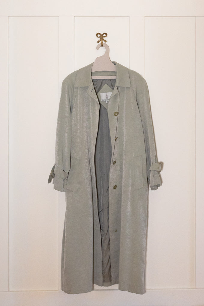 London Fog Green Trench