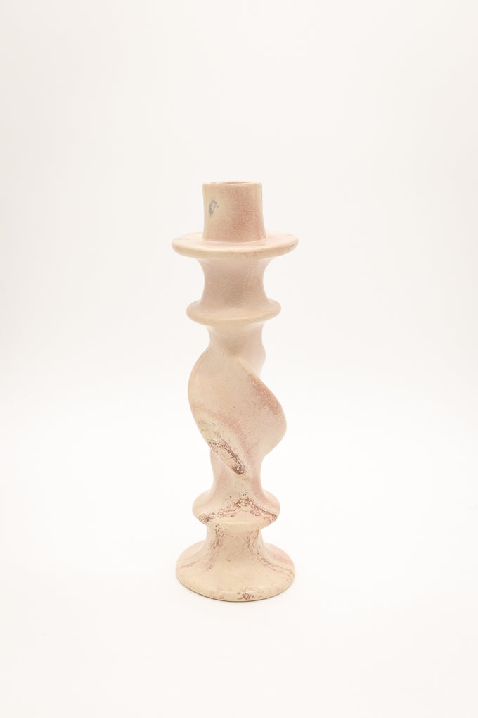 Post Modern Sandstone Candlestick