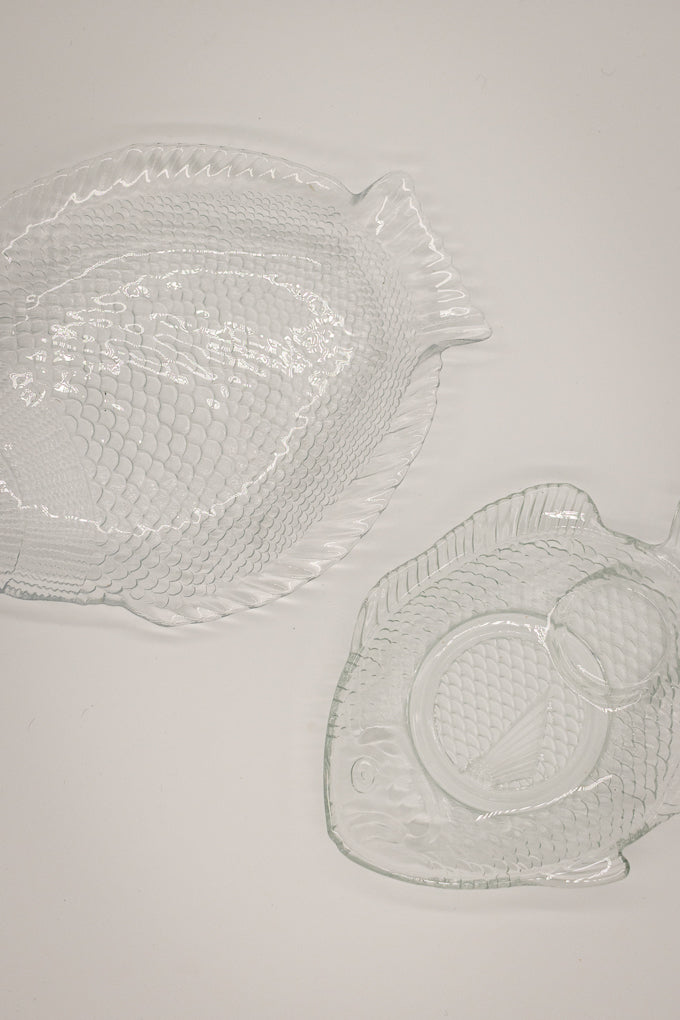 Set of Fish Dishes and Trays
