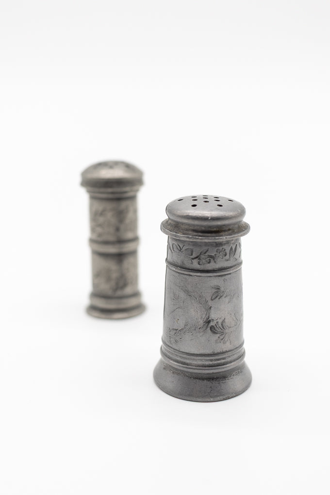 Pewter Salt & Pepper Shakers