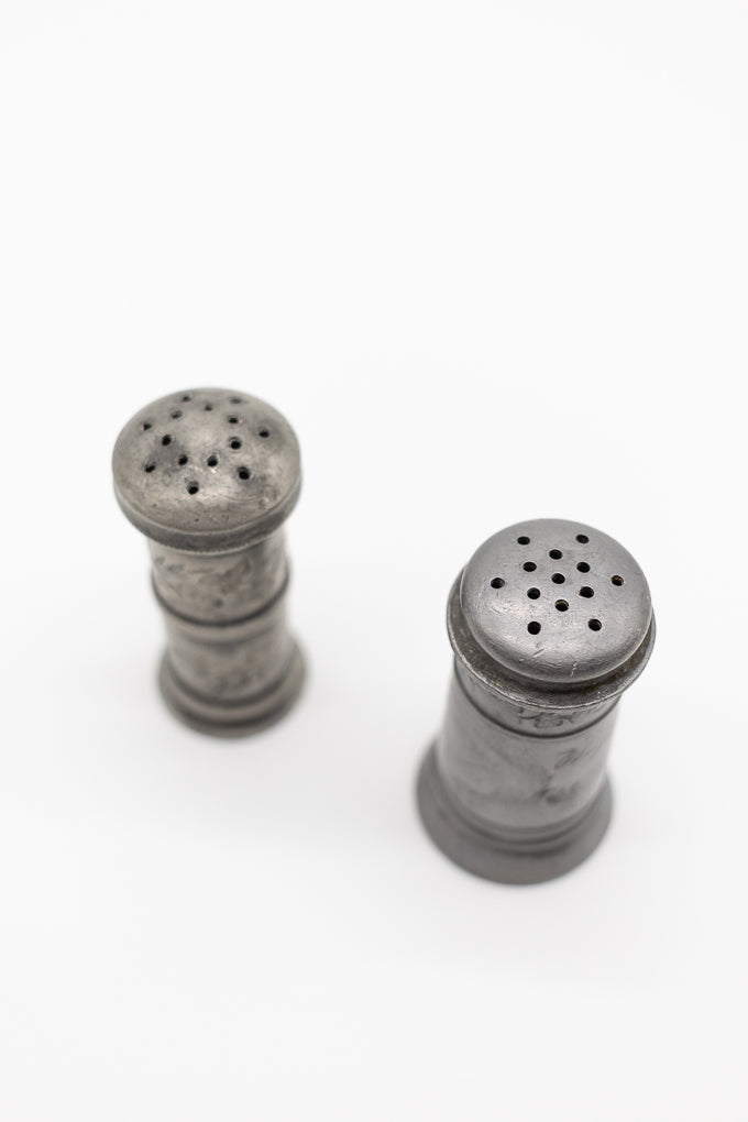 Pewter Salt & Pepper Shakers