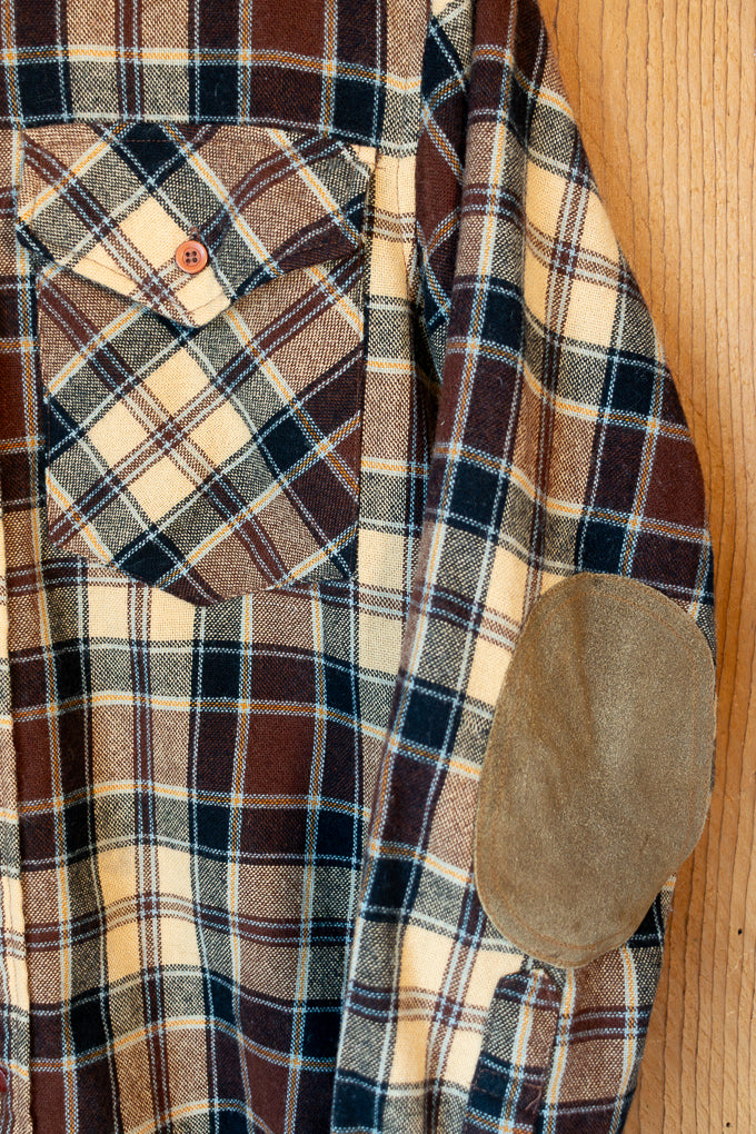 Wool Plaid Button Down