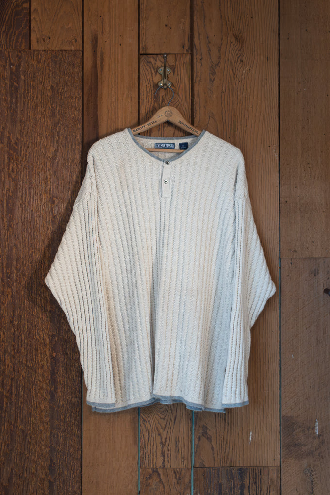 Ivory Cotton Henley
