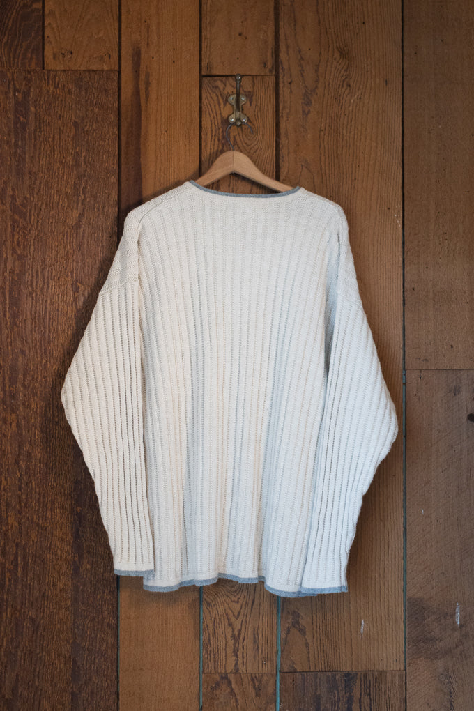 Ivory Cotton Henley