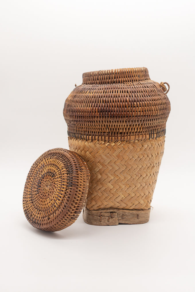 Lidded Storage Basket