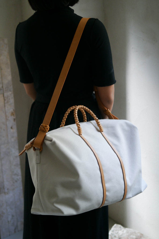 Woven Duffle Bag - Ivory 45