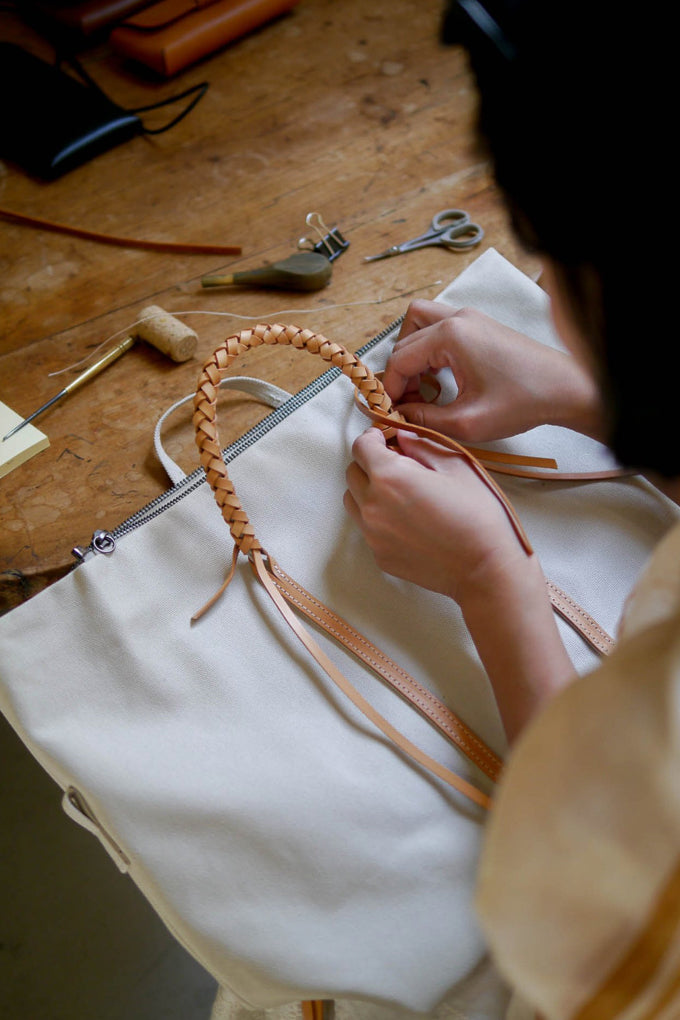 Woven Duffle Bag - Ivory 45