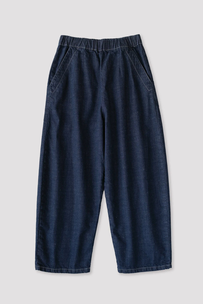 Barrel Pant - Dark Indigo