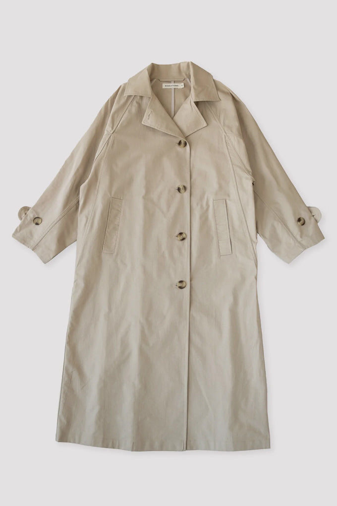 Seamed Trench - Taupe