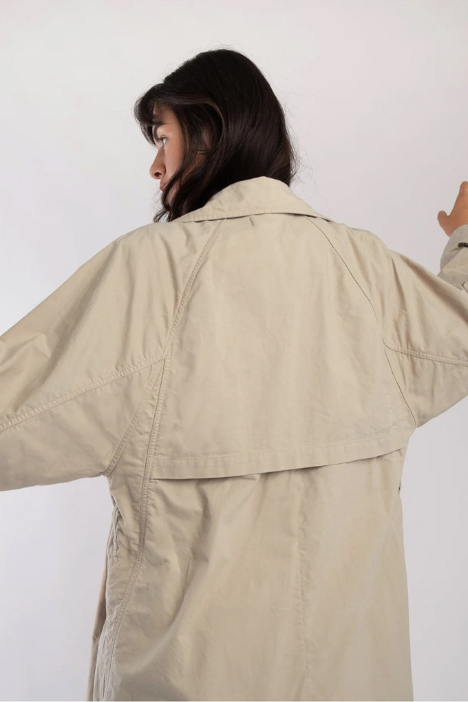 Seamed Trench - Taupe