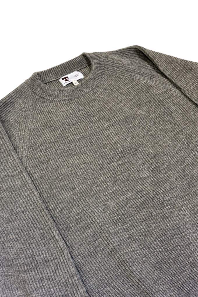 Wool Crewneck in Grey