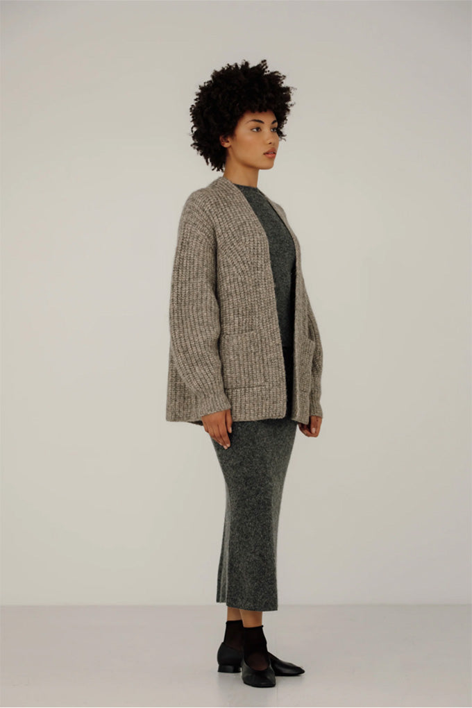 Marine Cardigan -  Oat