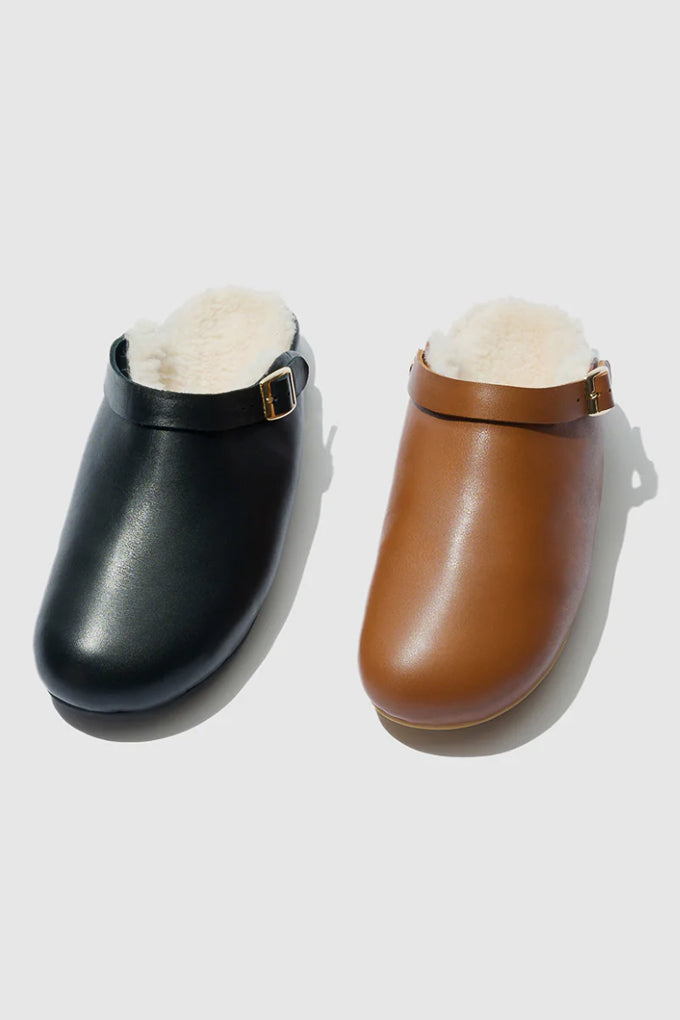 Clog Shearling - Umber