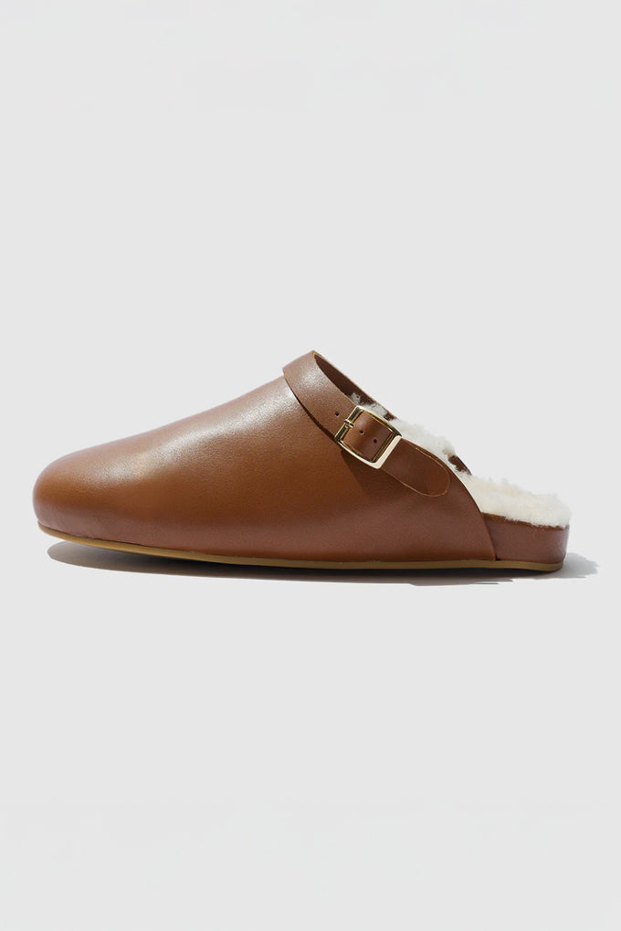 Clog Shearling - Umber