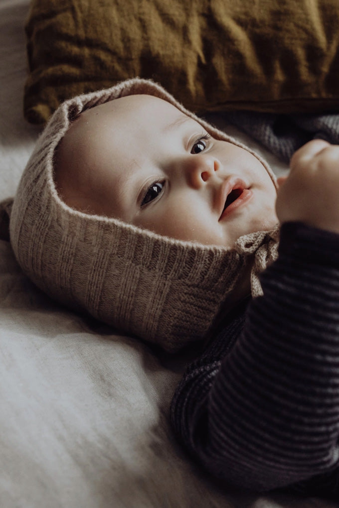 Wool Knitted Bonnet