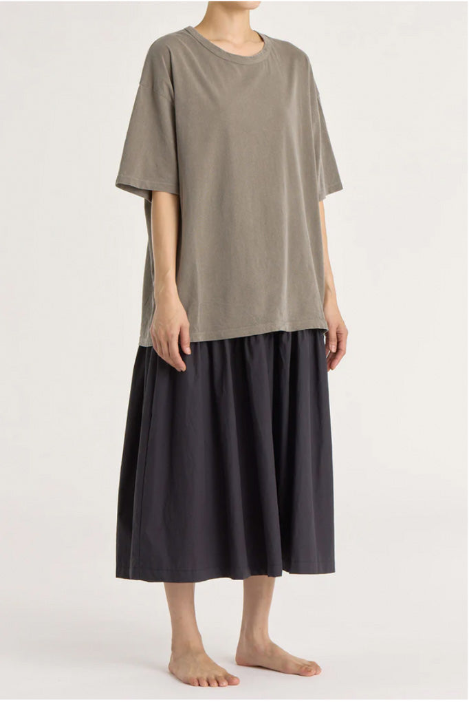 Loose Short Sleeve Tee - Mud