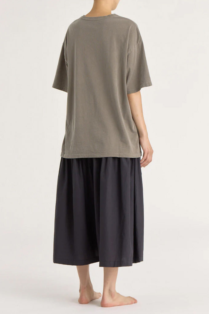 Loose Short Sleeve Tee - Mud