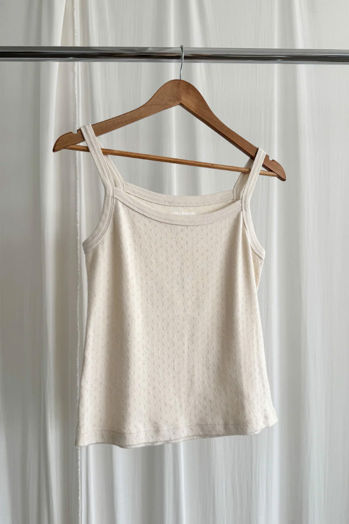 Pointelle Eve Cami - Naturel