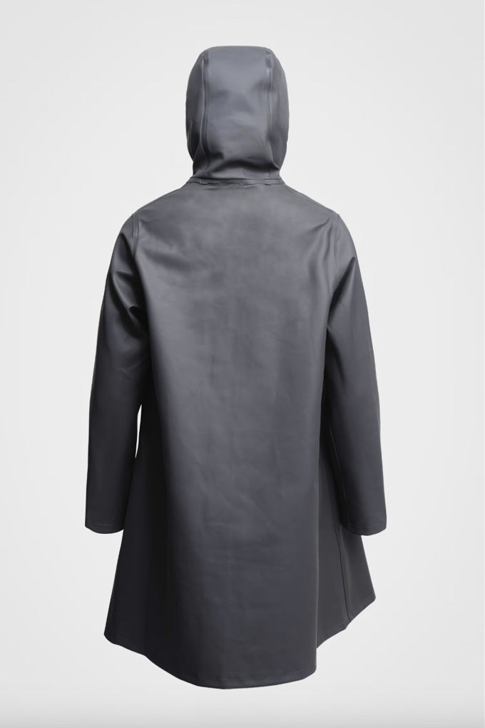 Mosebacke Rain Coat - Charcoal
