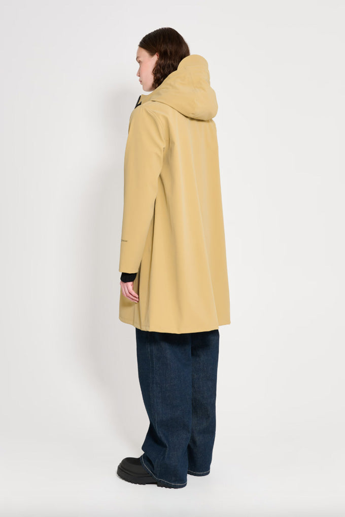 Mosebacke Patch Rain Coat - Matte Sand
