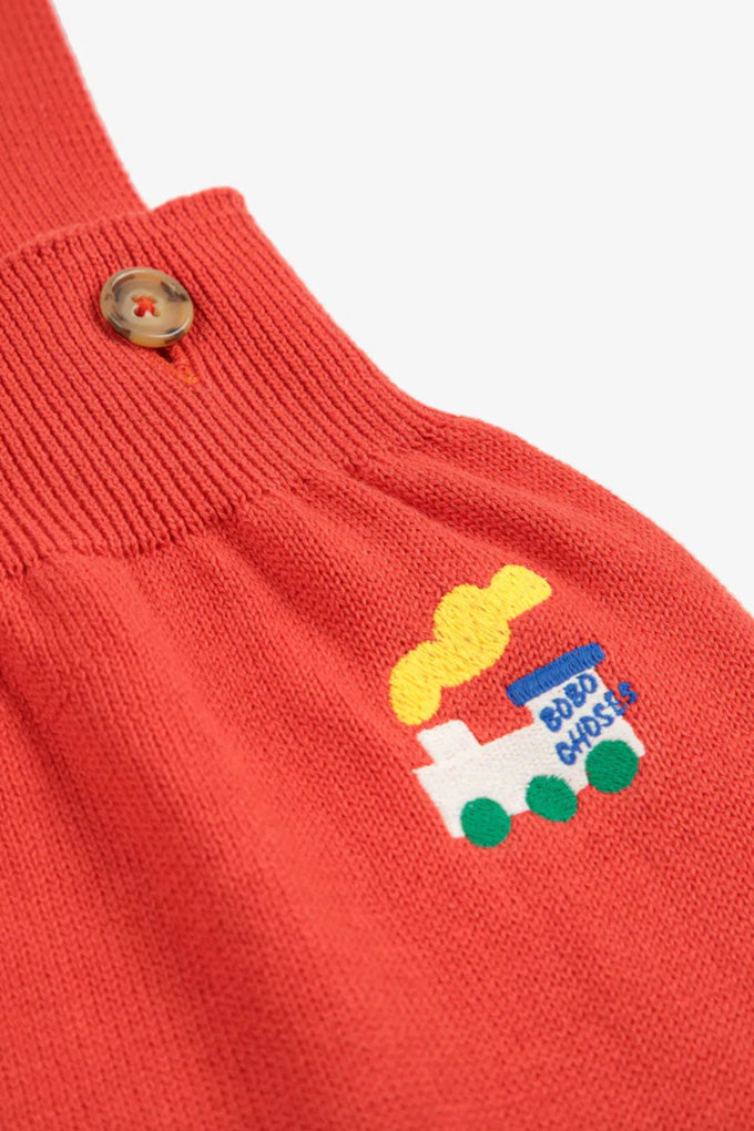 Bobo Choo Choo Knitted Overalls