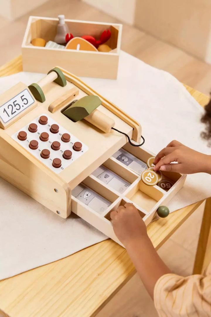 Wooden Cash Register