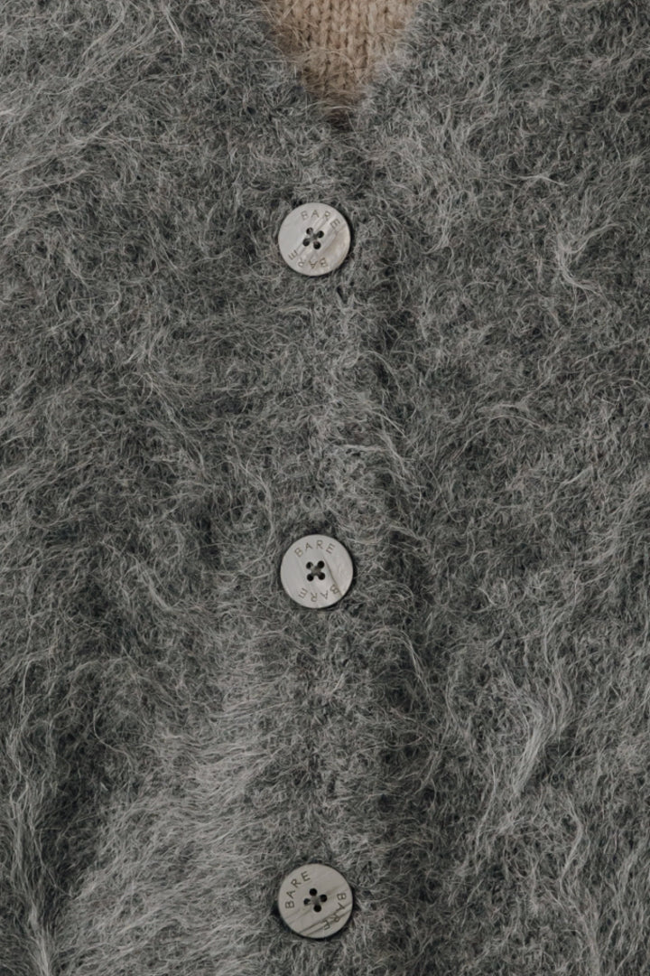 Suri Alpaca Cardigan - Stone
