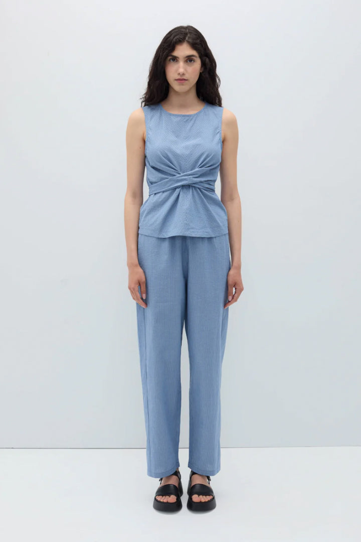 Holan Top - Blue Stripes