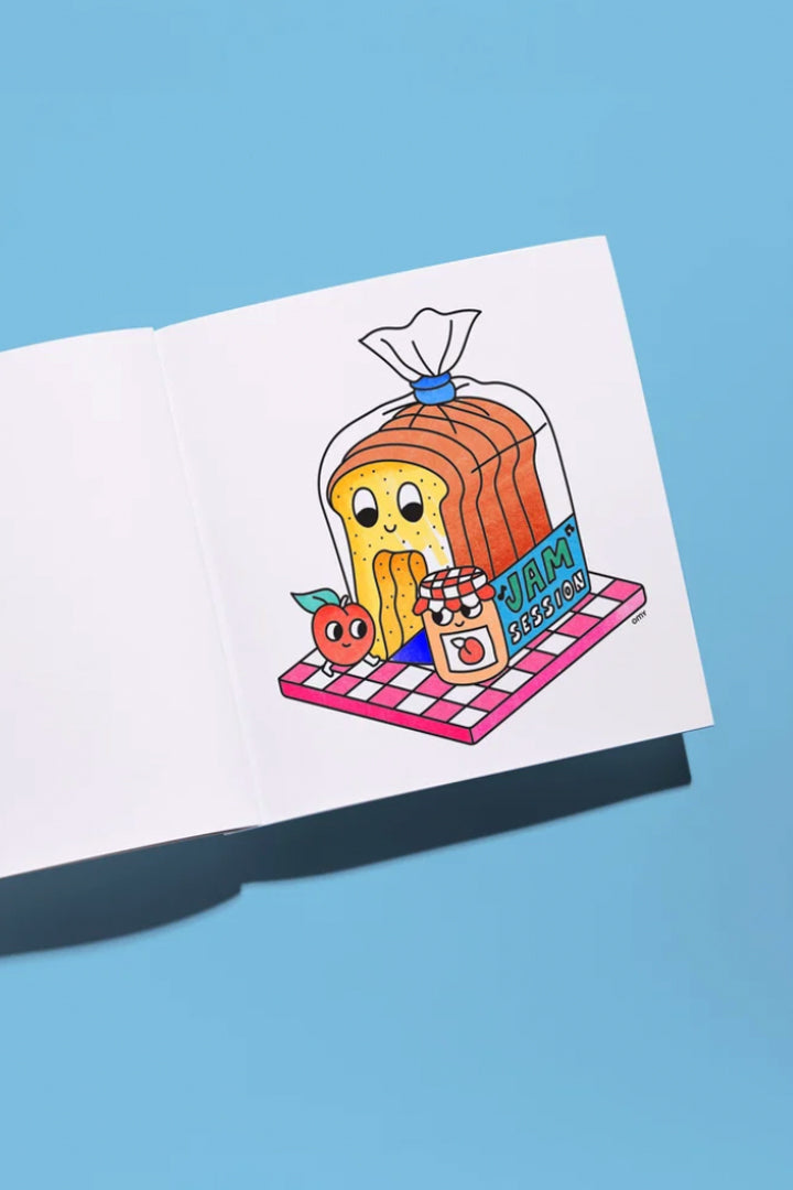 Cozy Art Coloring Book Supermarket