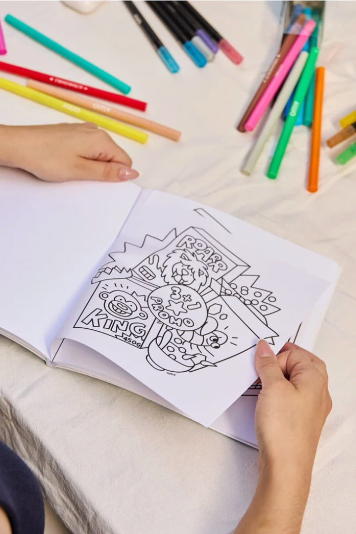 Cozy Art Coloring Book Supermarket