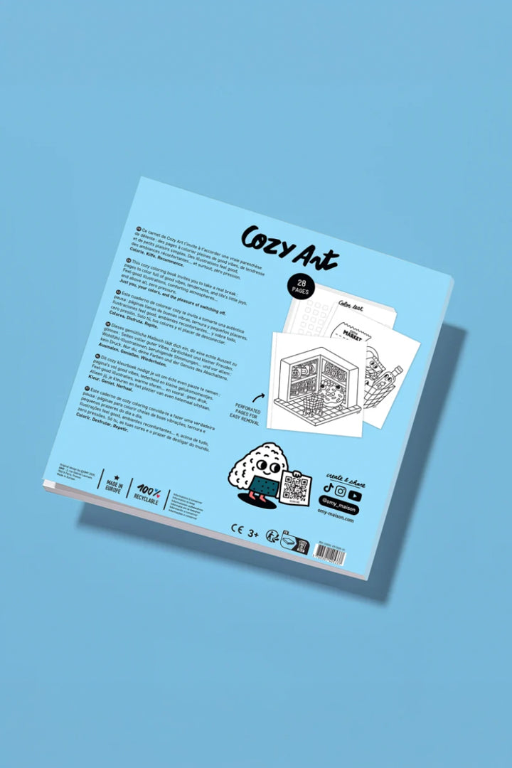 Cozy Art Coloring Book Supermarket